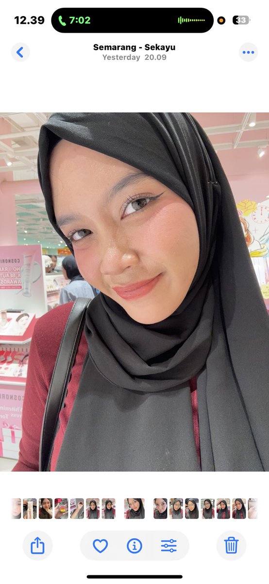 makeup aku masih on point after 7-8 jam di luar 😆, lama lama makin nyatu sama kulit