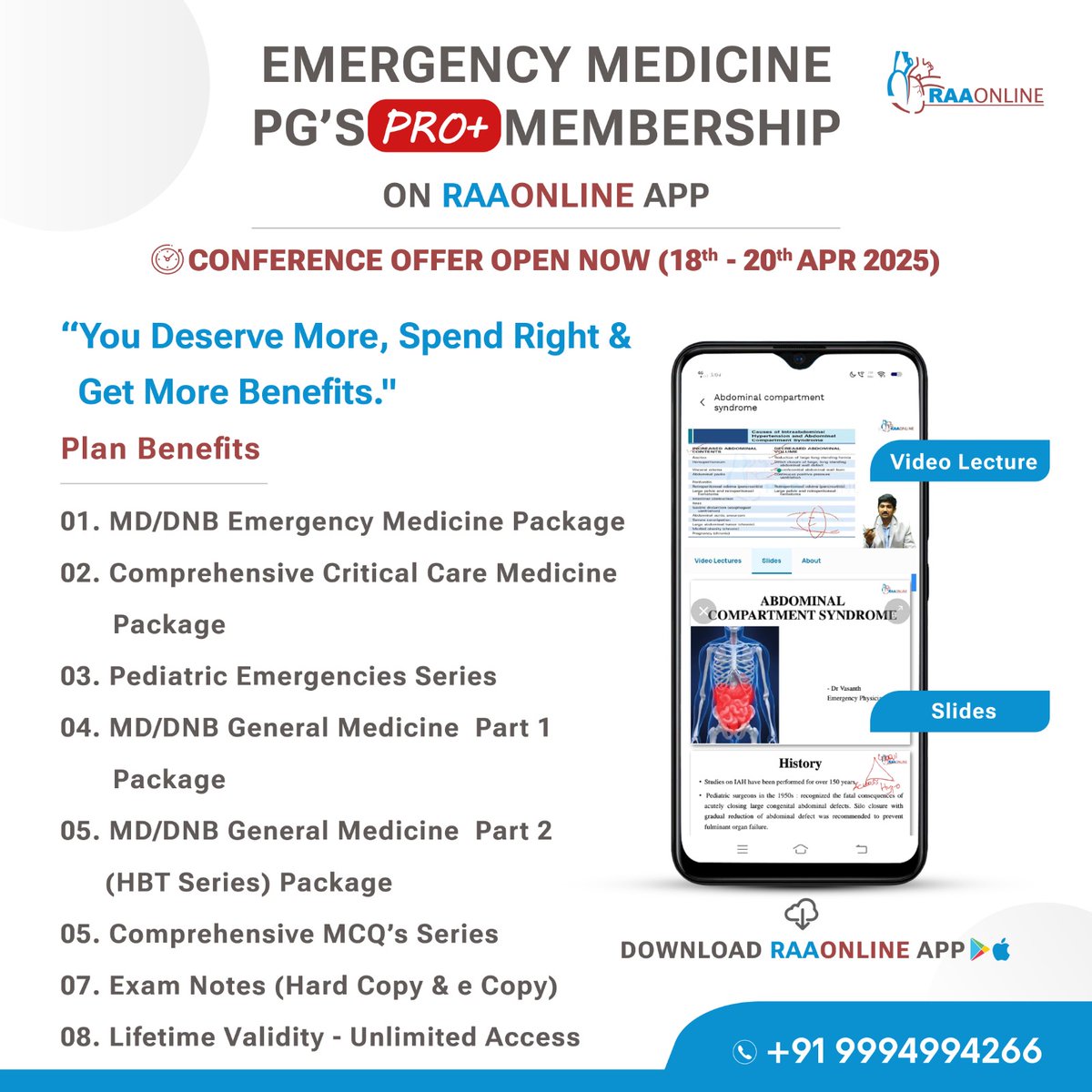 Raaonline's tweet photo. Emergency Medicine Conference Special Offer Open Now (18th - 20th APRIL'25). Conference Offer alert!
Download Emergency Medicine Exam Questions PDF
https://t.co/zGgaZ2DHq6
Android: https://t.co/fSlaHVpc0T
IOS: https://t.co/oJAMS4dSCa
Contact: +91-9994994266
#conferenceoffer https://t.co/0flPLaMaja