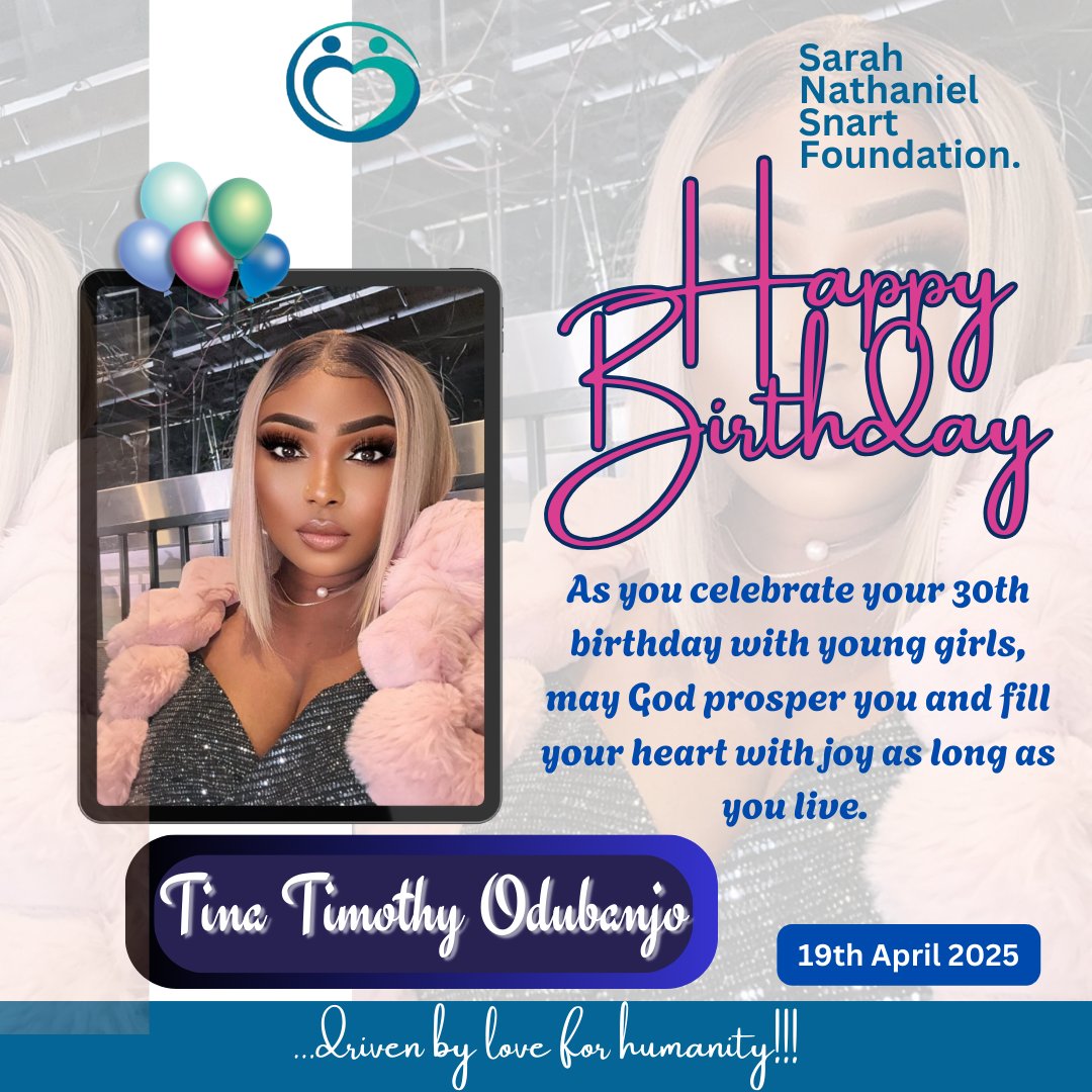 SnartFoundation's tweet photo. Today, we celebrate a woman who has made a positive impact on the lives of young girls in Kaduna. Thank you for your immense contribution. We pray that God continues to grant you strength and wisdom as you touch lives. Happy birthday ma 🎂 
#snartfoundation #Greap #GirlsRights https://t.co/R2vgKu9ieB