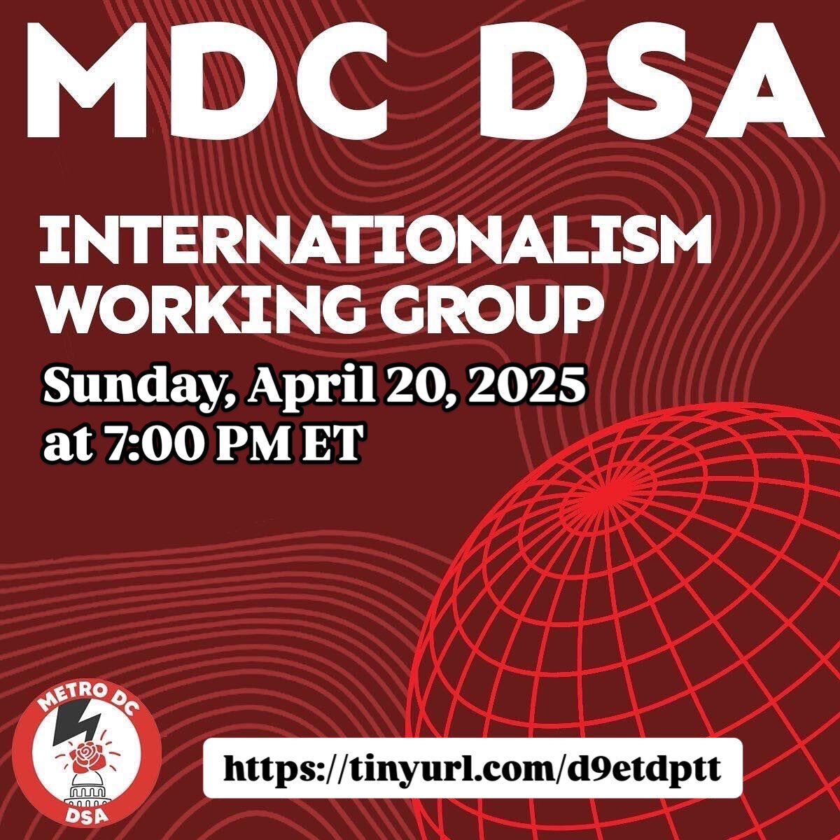 Metro DC DSA Internationalism tweet media
