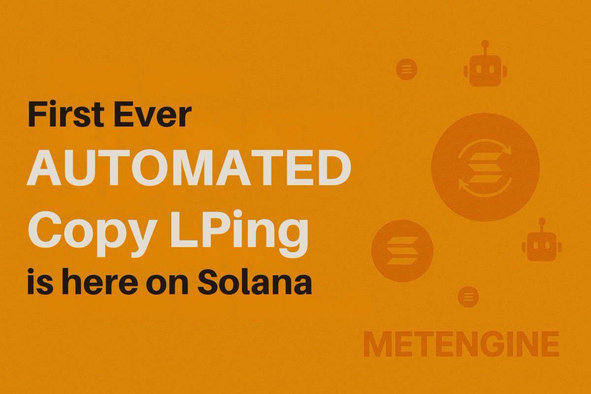 📢The Most Awaited Feature for <a href="/MeteoraAG/">Meteora</a> DLMMs are live!

AUTOMATED COPY LPing
LP while you sleep, we'll handle the rest.

Demo video below 🧵🔽