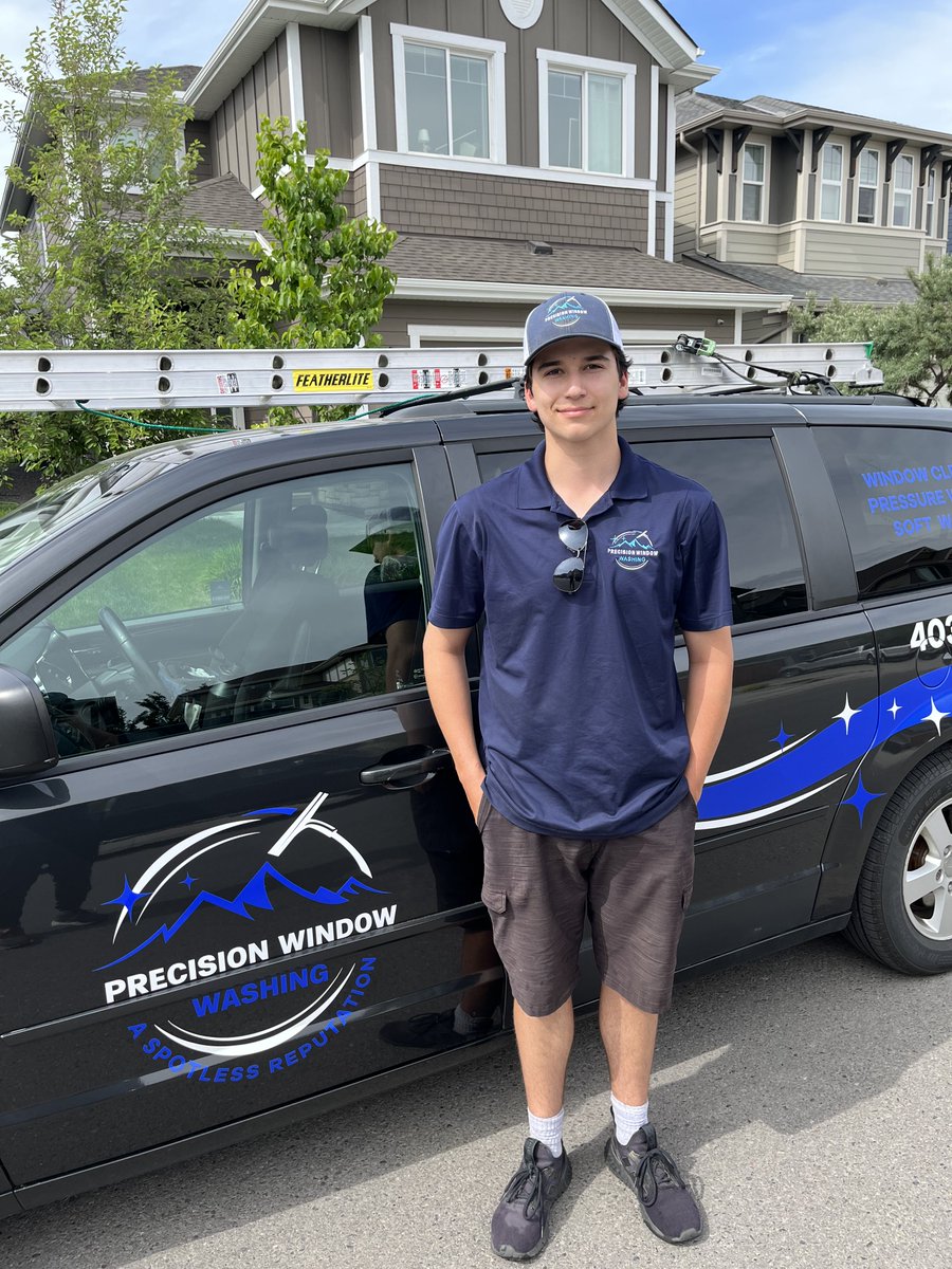 The face behind the sparkle. 👊🪟

Meet one of our hardworking techs making homes shine across Calgary &amp; Okotoks. Precision, pride, and a spotless reputation—that’s how we roll.

#WindowCleaning #TeamPrecision #Okotoks #CalgaryHomes #BehindTheScenes #SpotlessReputation