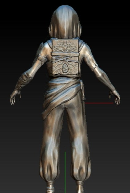 OmniGameStudio_'s tweet photo. Some current in progress screen caps of our main character during the sculpting process.  #game #indie #indiegame #indiedev #gamedev #art #roguelite https://t.co/cCO8eUssLs