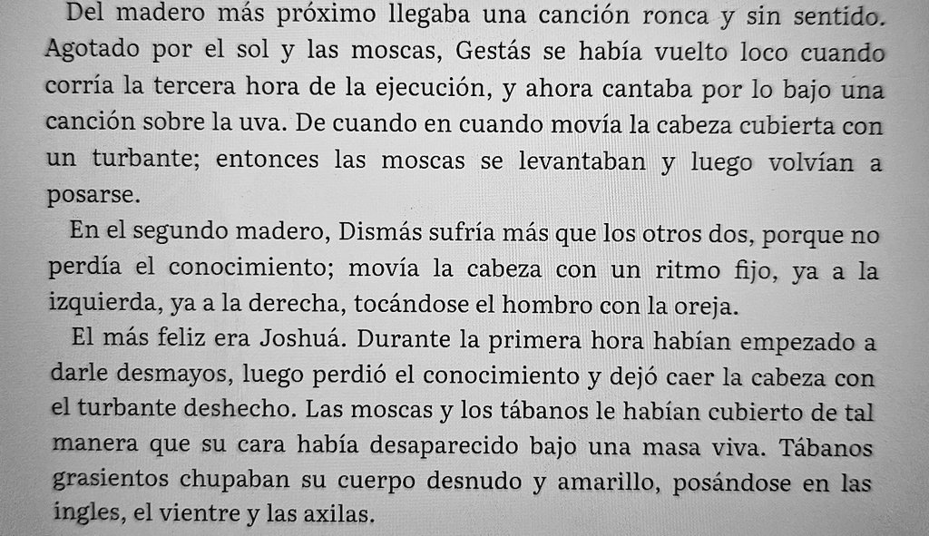 Alenvhz's tweet photo. Antes de que termine el Viernes Santo, la descripción de Bulgákov, a través de El Maestro, del estado de los tres crucificados: https://t.co/VUDbbcqhap