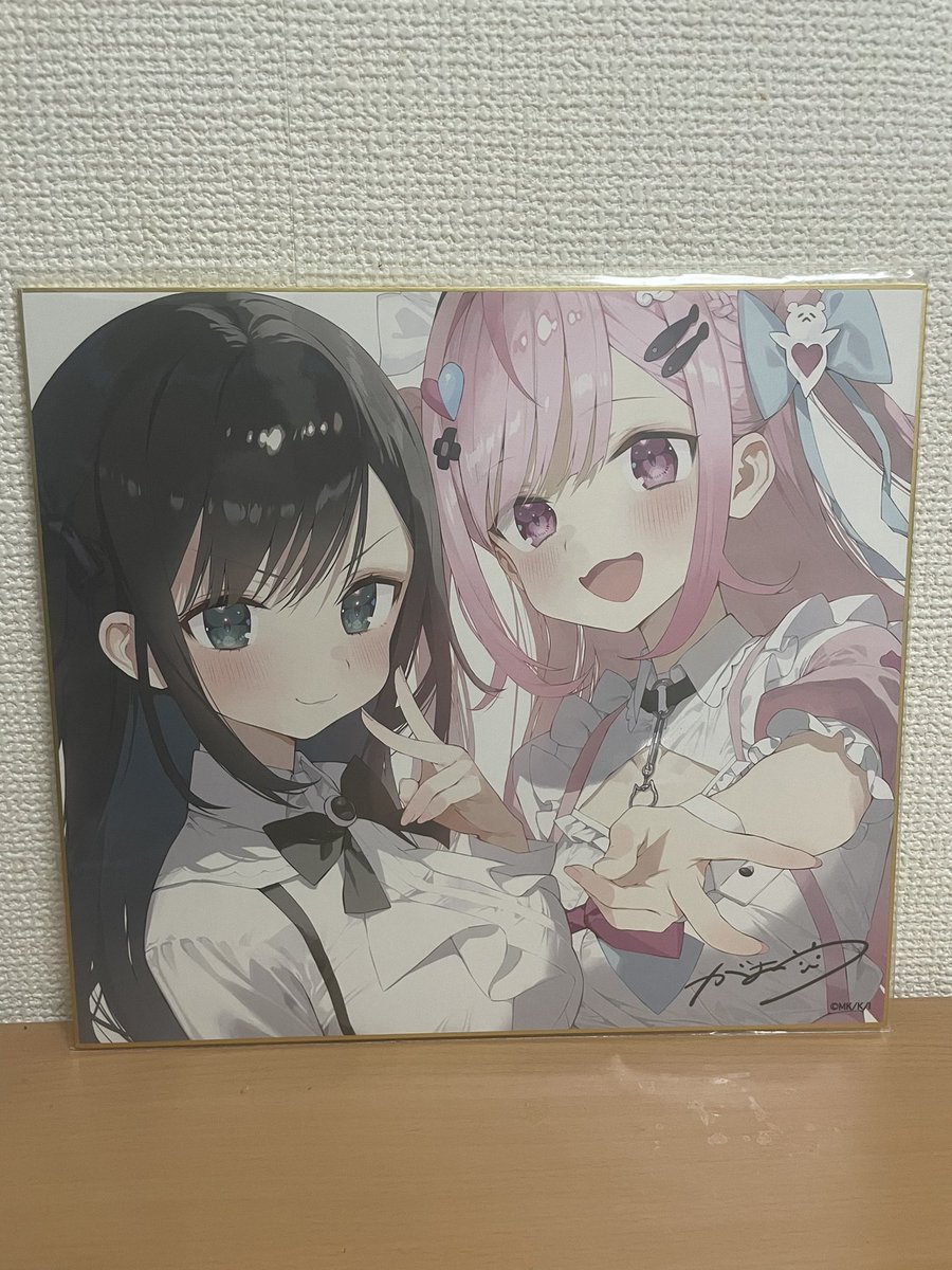 がおう作品集・ギルますコラボ色紙 がおう作品集・ギルますコラボ色紙