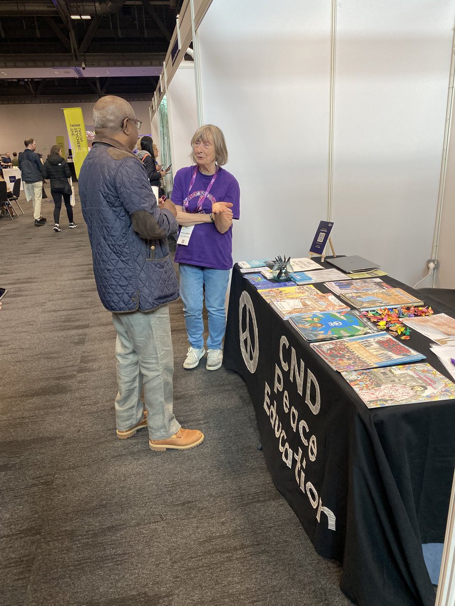 We are having a great time at the <a href="/NASUWT/">NASUWT</a> conference meeting so many interested teachers- all of our teaching packs were given out on the first day!