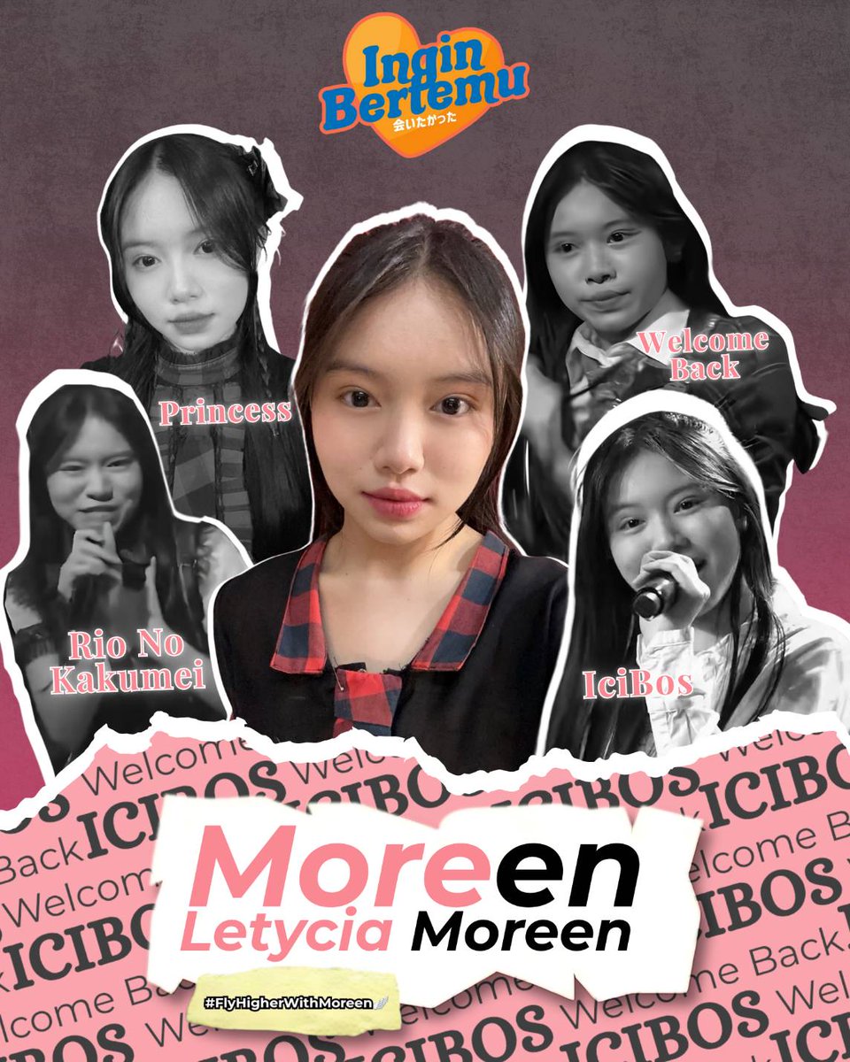 Moreunia_'s tweet photo. PINCESS IS BACK!! 🩷👑
Let’s give the warmest welcome to our lovely Letycia di stage ICIBOS~
Siapin suara terbaik kalian buat teriak… MOREEEN KAWAII‼️ ✨
FIGHTINGGG~!! 💪❤
#FlyHigherWithMoreen🪽 https://t.co/LnD0tO8rjU