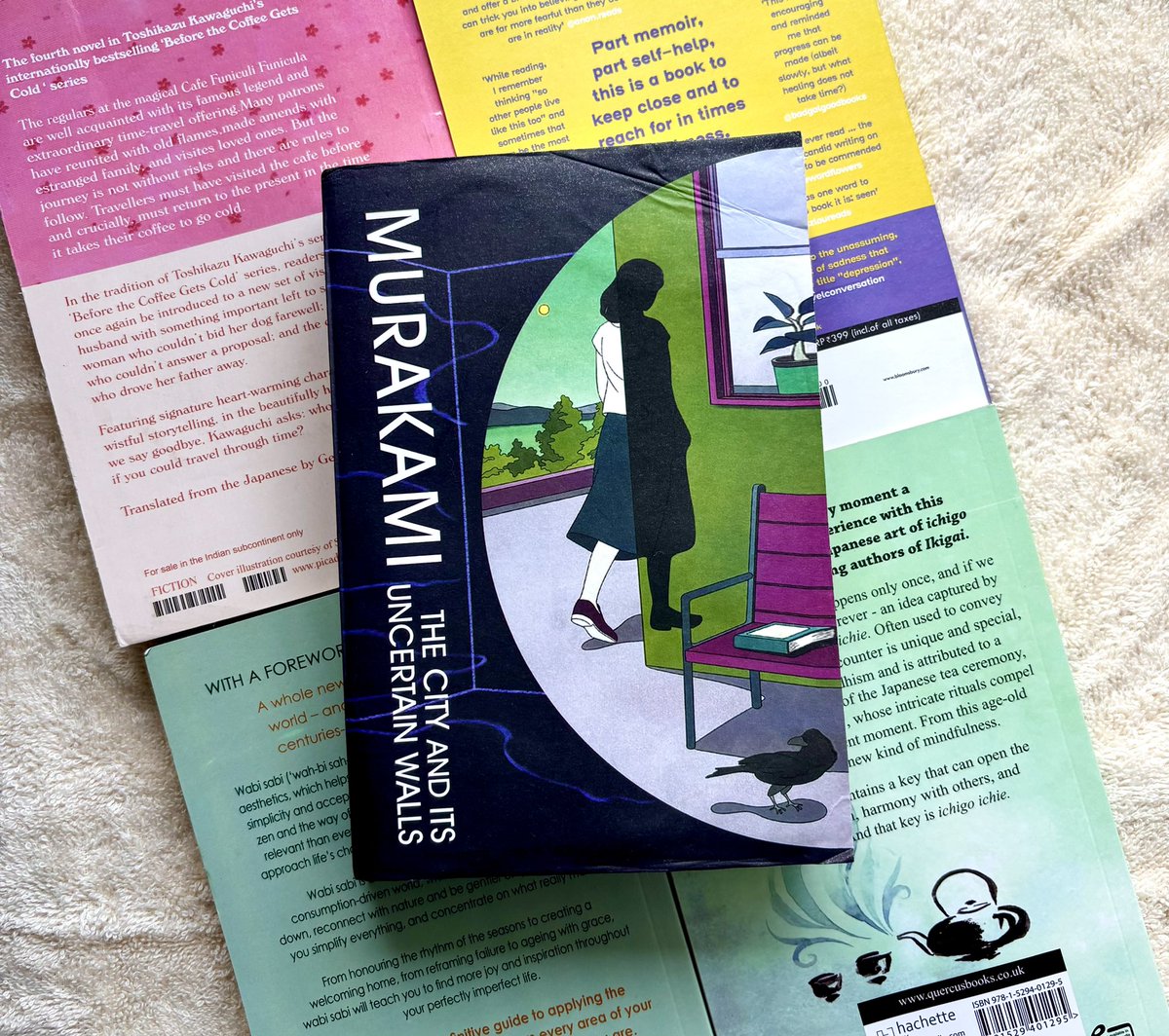 RobinaRai's tweet photo. April read - 🌸                                                                                           The city and it’s uncertain walls by Haruki Murakami #everydayreadingwithrobina #seriesofbookmark #seriesofbookmarks https://t.co/dgt52gR1Di