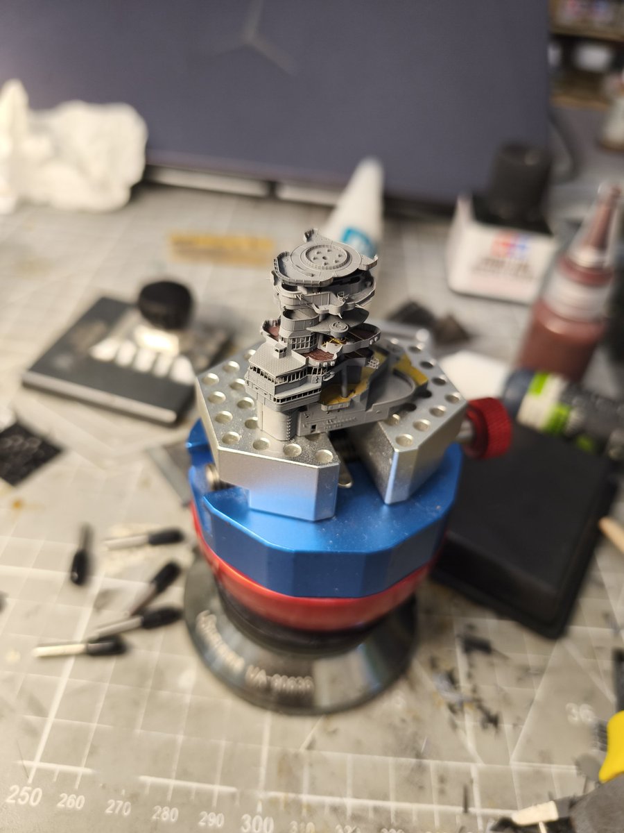 Foxhound637's tweet image. 今天的进度
今日の進捗
#模型製作過程
#模型製作技巧
#艦船模型
#戦艦長門 #700スケモ #700scale #艦船模型
