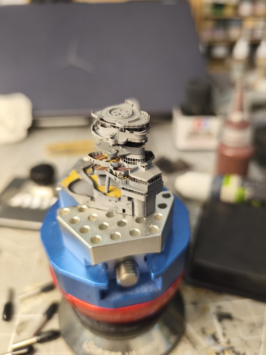 Foxhound637's tweet image. 今天的进度
今日の進捗
#模型製作過程
#模型製作技巧
#艦船模型
#戦艦長門 #700スケモ #700scale #艦船模型