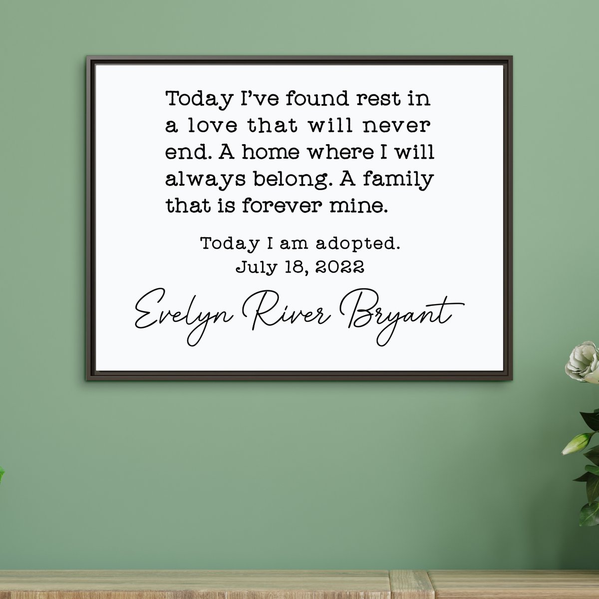 Clik_Elite's tweet image. Mark the day your family became forever. 💕
Celebrate Gotcha Day or Adoption Day with a personalized wall sign made to last a lifetime! 🎉

🎁 👉 Shop now: clikelite.com/products/perso…

#AdoptionDay #GotchaDay #FosterToAdopt #AdoptionGifts #ForeverFamily