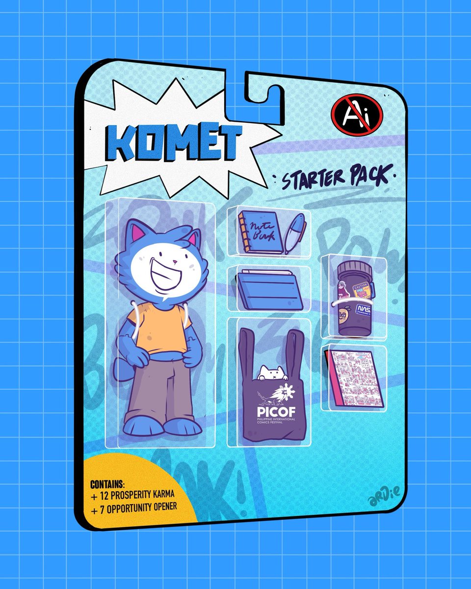 KomiketPH's tweet photo. As creatives, it’s natural to want to create art that inspires us to write &amp; draw, but the moment we create characters of our own that go on fun, crazy, &amp; surprising adventures—we become creators that own the intellectual property of the work. 
#starterpacknoai
#komiketxchikidude https://t.co/Fr99i6VEgo