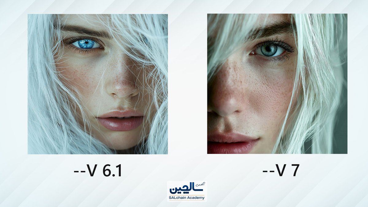 Salchain100's tweet photo. 😍Midjourney V7 Vs V6.1
@midjourney #AIart  
⤵️ https://t.co/bIH9X9zZco
