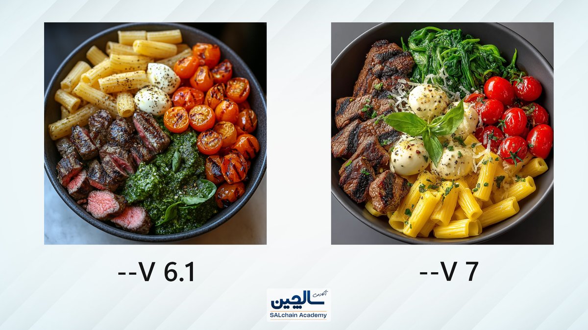Salchain100's tweet photo. 😍Midjourney V7 Vs V6.1
@midjourney #AIart  
⤵️ https://t.co/bIH9X9zZco