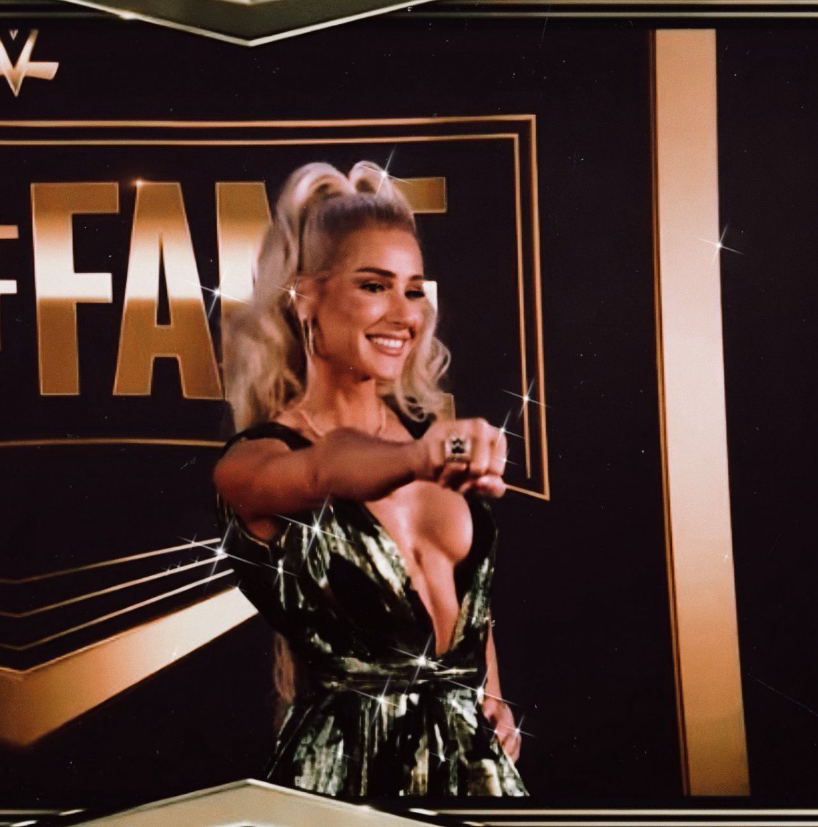 itsbarbiebb's tweet image. im so happy for michelle mccool. that’s a part of us divas up there in the hall of fame bitches 🥹