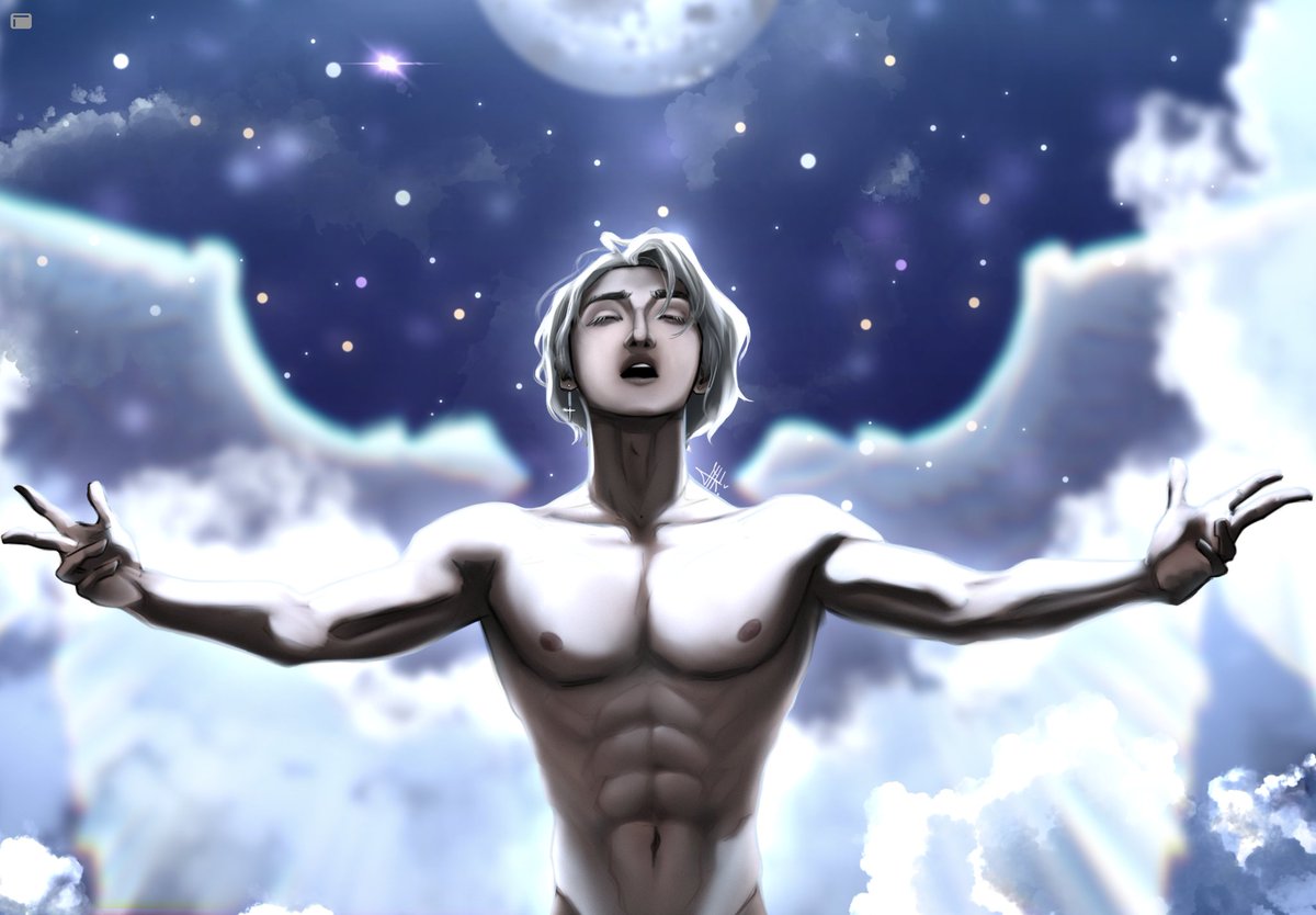 AugustKim1107's tweet image. SEONGHWA; angel.