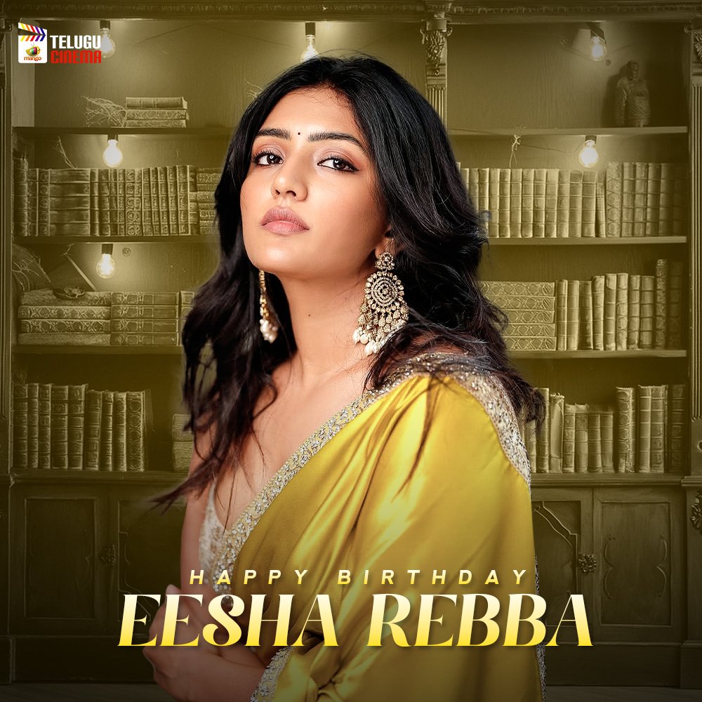 Mango TeluguCinema (@telugucinema7) on Twitter photo Wishing the Gorgeous Actress <a href="/YoursEesha/">Eesha Rebba</a> a very Happy Birthday 🎂🎉🎉
May you have a splendid year ahead ✨️
#HappyBirthdayEeshaRebba #HBDEeshaRebba #EeshaRebba #Tollywood #MangoTeluguCinema Wishing the Gorgeous Actress <a href="/YoursEesha/">Eesha Rebba</a> a very Happy Birthday 🎂🎉🎉
May you have a splendid year ahead ✨️
#HappyBirthdayEeshaRebba #HBDEeshaRebba #EeshaRebba #Tollywood #MangoTeluguCinema
