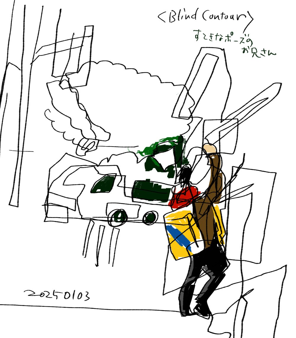 やってみないかブラインドコントアー
ごはん絵のほうのお仕事にはモリモリ取り入れてて評判もいいんですよ 