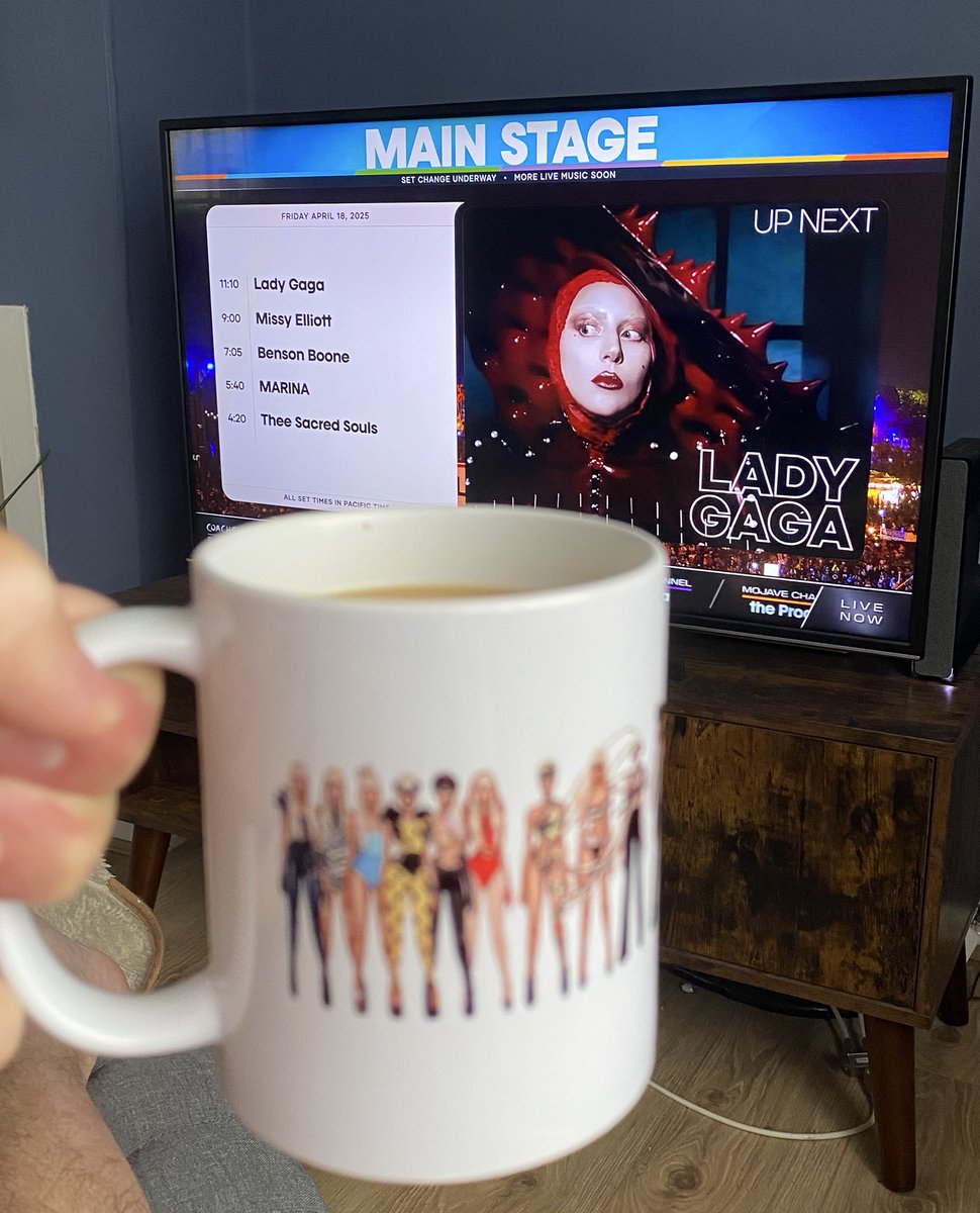 Here we go again!!! <a href="/ladygaga/">Lady Gaga</a> at <a href="/coachella/">Coachella</a> weekend 2!! 7am, U.K. - Monsters never die! 💃🏻 #gagachella