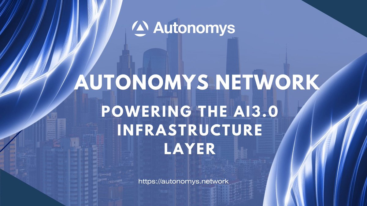 everyoung1991's tweet photo. 1/
What if AI could run freely, without gatekeepers?
That’s the vision of @AutonomysNet — building the infrastructure to power the next generation of AI, data, and decentralized compute.
Here’s why you should be paying attention:
#AI3 #SubspaceNetwork #Web3 #Decentralized #data https://t.co/NbgnipTrTa