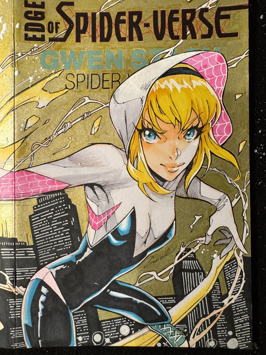 グウェン・ステーシー ,スパイダーグウェン 「#illustration #大阪コミコン2025#Gwen 」|GODTAIL｜個展/ 神戸三宮 8月末までのイラスト