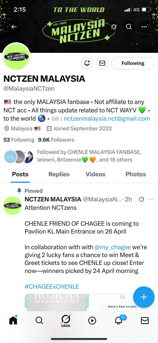 fishyu0423's tweet photo. @MalaysiaNCTzen @my_chagee My ultimate dream moment with CHENLE would be singing ‘Marine Turtle’ together while sipping CHAGEE’s Hojicha Genmai Milk Tea! 🍵🎤 His voice + that creamy tea = PERFECTION. 
@ychen0506 @Strawberry_7s_ https://t.co/pbJuQ21dYW