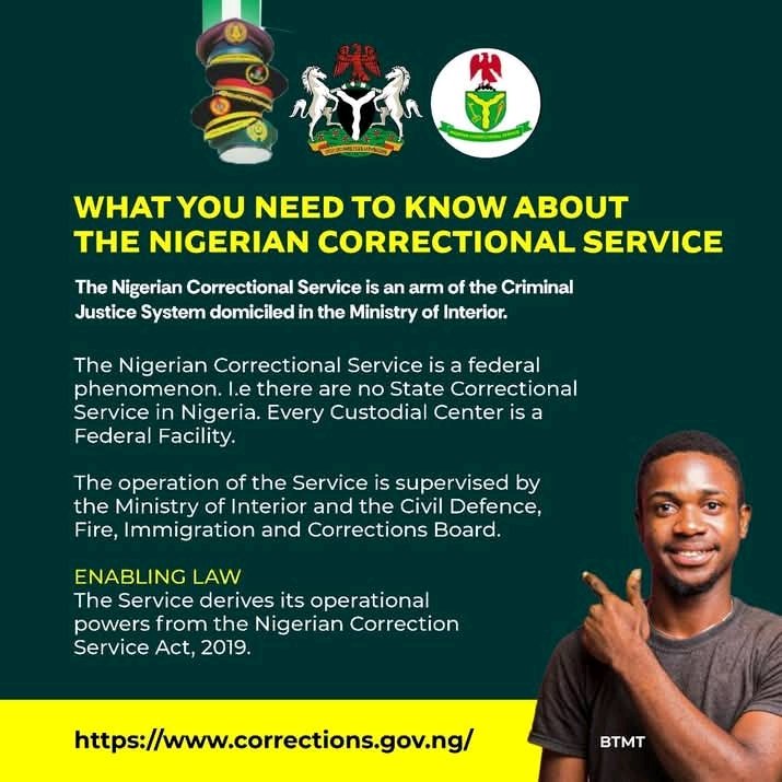 AdaEbenyi240's tweet photo. From overcrowding to rehabilitation, the Nigerian Correctional Service (NCoS) is transforming. Thanks to Honourable Olubunmi Tunji-Ojo’s @BTOofficial bold reforms, correctional centres are becoming places of true second chances. #CorrectionsReform
#Interioministry https://t.co/cWblkW43E2