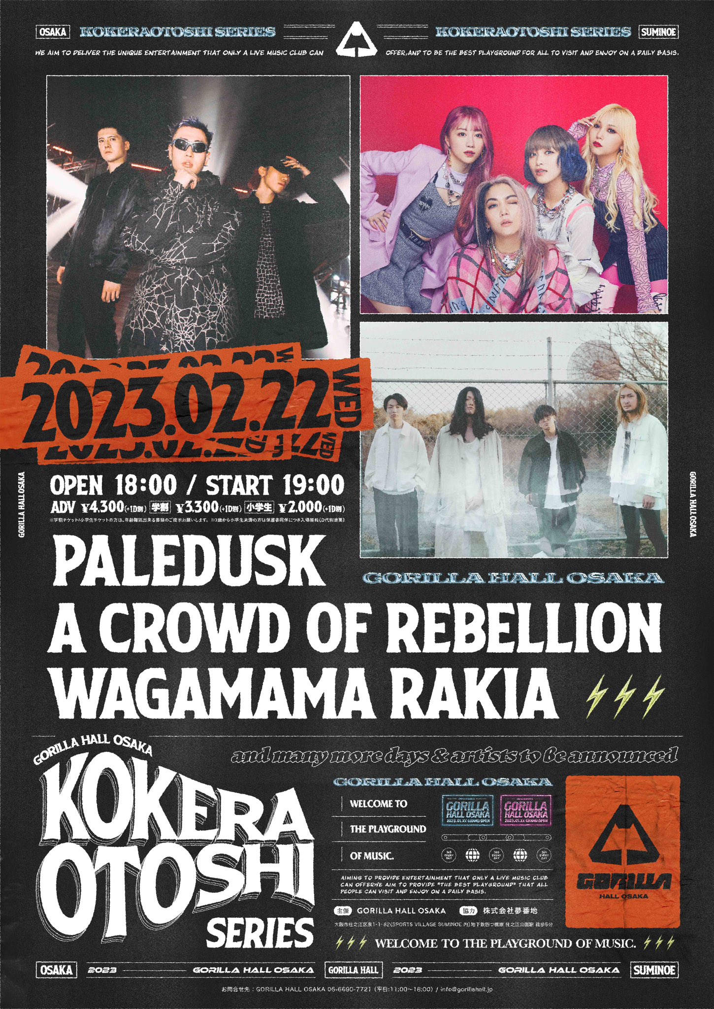 GORILLA HALL OSAKA on X: GORILLA HALL OSAKA on X: