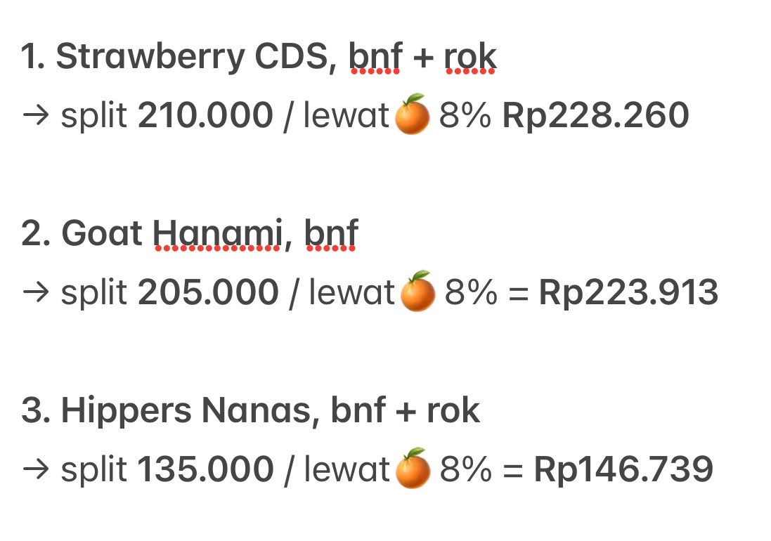 want to sell!ᯓᡣ𐭩 help rt
🫧strawberry cds
🫧goat hanami
🫧hippers pineapple 
all with bnf, allowed split or 🍊

t. want to sell straw cds goat hanami nanas