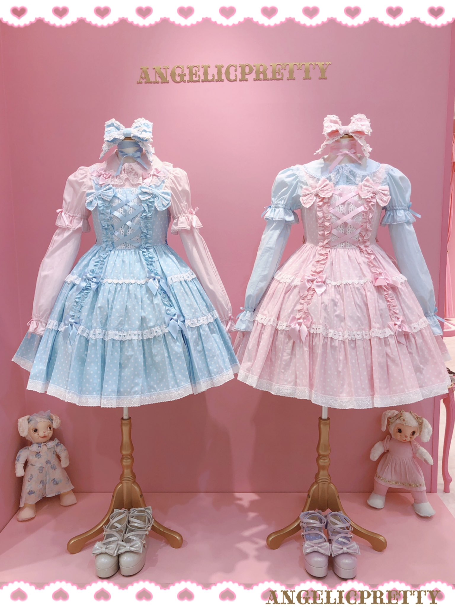 ♡ Angelic Pretty 肩リボンジャンパースカート ♡ Angelic Pretty タータンチェック肩リボンジャンパースカート 赤