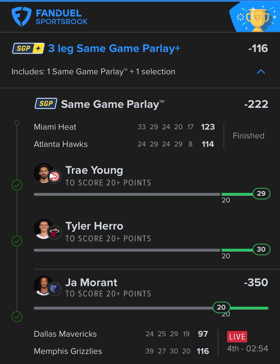 Bigbetsbrand123's tweet image. Good morning ☀️

Braves ML -130 1u✅
Cubs ML +115 1u✅
Mariners/Jays U 8 -115 1u✅

💎Heat ML -105 2u✅
Young O 36.5 p+a -128 1u✅
Marshall U 12.5 pts -125 1u✖️
Washington O 15.5 pts -115 1u✖️
Jackson FB +500✅
Bam FB +600✅

We DOMINATED last night

BREAKFAST GIVEAWAY LIKE/RT❤️