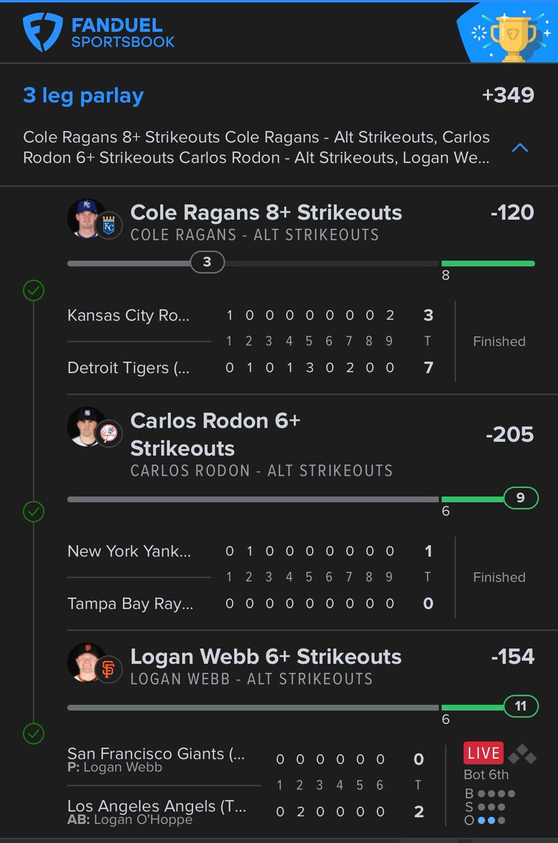 Bigbetsbrand123's tweet image. Good morning ☀️

Braves ML -130 1u✅
Cubs ML +115 1u✅
Mariners/Jays U 8 -115 1u✅

💎Heat ML -105 2u✅
Young O 36.5 p+a -128 1u✅
Marshall U 12.5 pts -125 1u✖️
Washington O 15.5 pts -115 1u✖️
Jackson FB +500✅
Bam FB +600✅

We DOMINATED last night

BREAKFAST GIVEAWAY LIKE/RT❤️