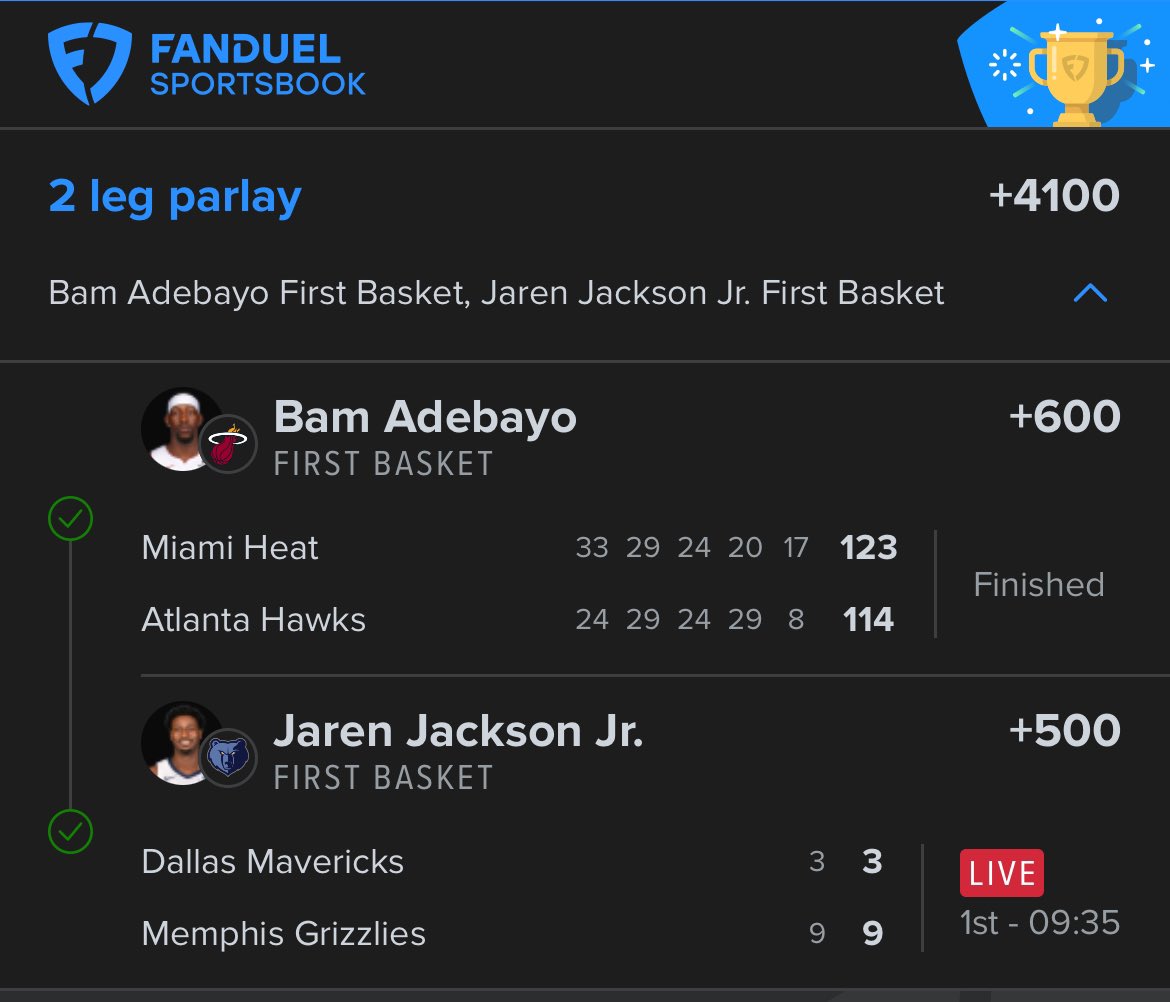 Bigbetsbrand123's tweet image. Good morning ☀️

Braves ML -130 1u✅
Cubs ML +115 1u✅
Mariners/Jays U 8 -115 1u✅

💎Heat ML -105 2u✅
Young O 36.5 p+a -128 1u✅
Marshall U 12.5 pts -125 1u✖️
Washington O 15.5 pts -115 1u✖️
Jackson FB +500✅
Bam FB +600✅

We DOMINATED last night

BREAKFAST GIVEAWAY LIKE/RT❤️