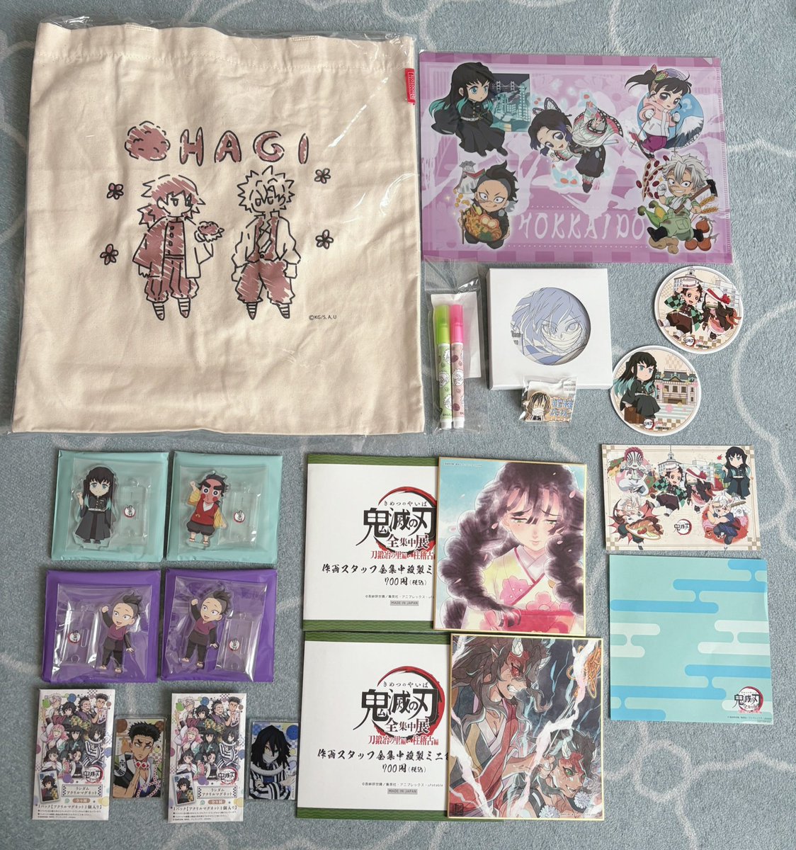 03_asumin's tweet photo. 鬼滅の刃全集中展行ってきた😊🩷 https://t.co/nYuJuMVglz