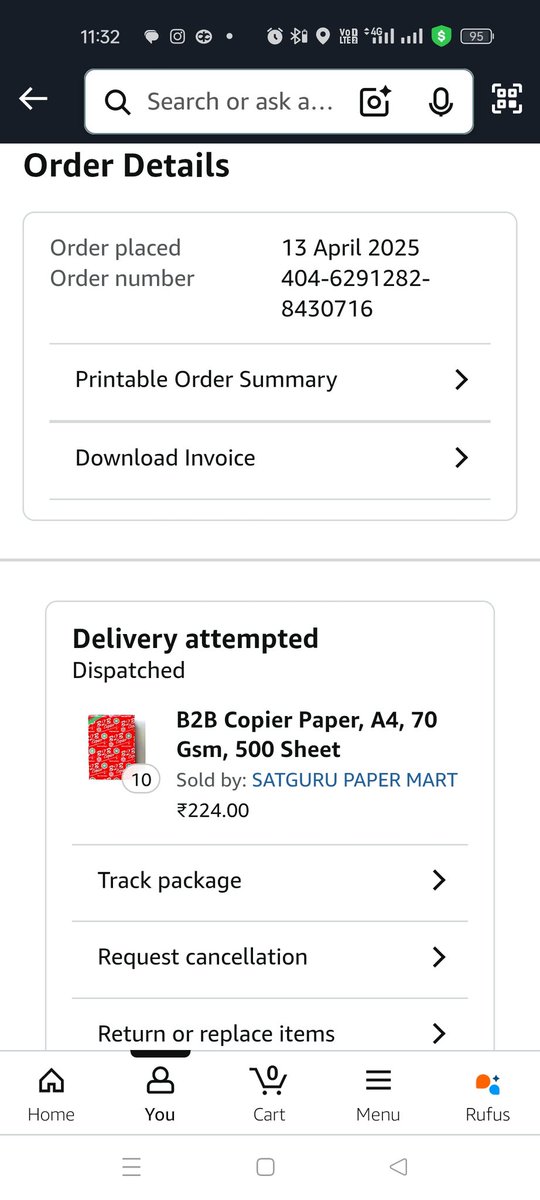 VirajInamke97's tweet photo. @amazonin If you don't want delivery then why order from us?
Why Are you wasting our money and time?

I expected the parcel on 17th April but I haven't received it yet.

This incident has happened to me thrice in the last 5 months.

How can we trust Amazon? https://t.co/KsSLPs9PiC