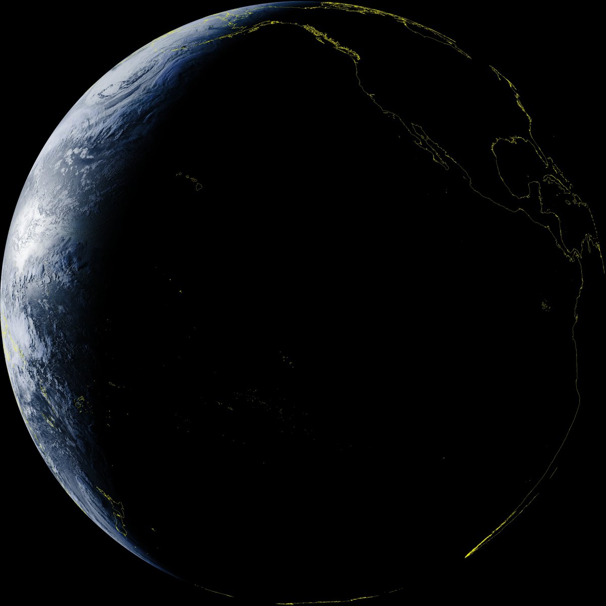 BenSKlerk1's tweet photo. #MeteorMn2_4 #HRPT (5UTC) 3pm 19 April AEST. All 3 IR channels are down on this pass.
#GOES18 (5:30UTC) 3:30pm
#Satdump, #DiscoveryDish, #Airspy mini
#weather #HRIT #satellite #Australia #America #USA #Hawaii https://t.co/aXhtUmEto3