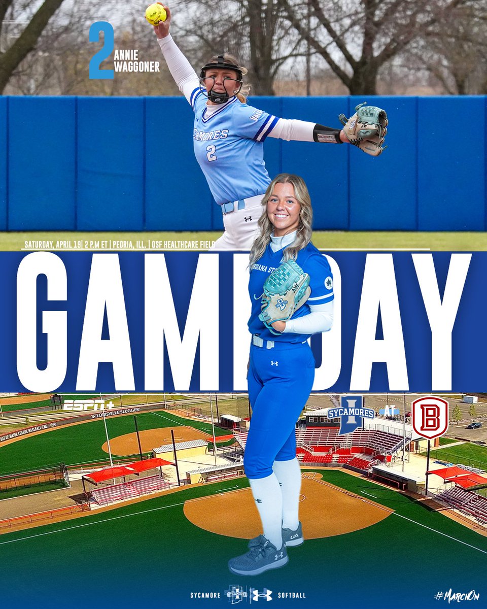 IndStSoftball's tweet photo. #GameDay
🆚Bradley
🏟️OSF Healthcare Field
🕑2 p.m ET
📍Peoria, Ill.
📊https://t.co/8UhH0i9ek6
📺https://t.co/P9Smnim9Sh

#MarchOn https://t.co/mC6LDyerhA