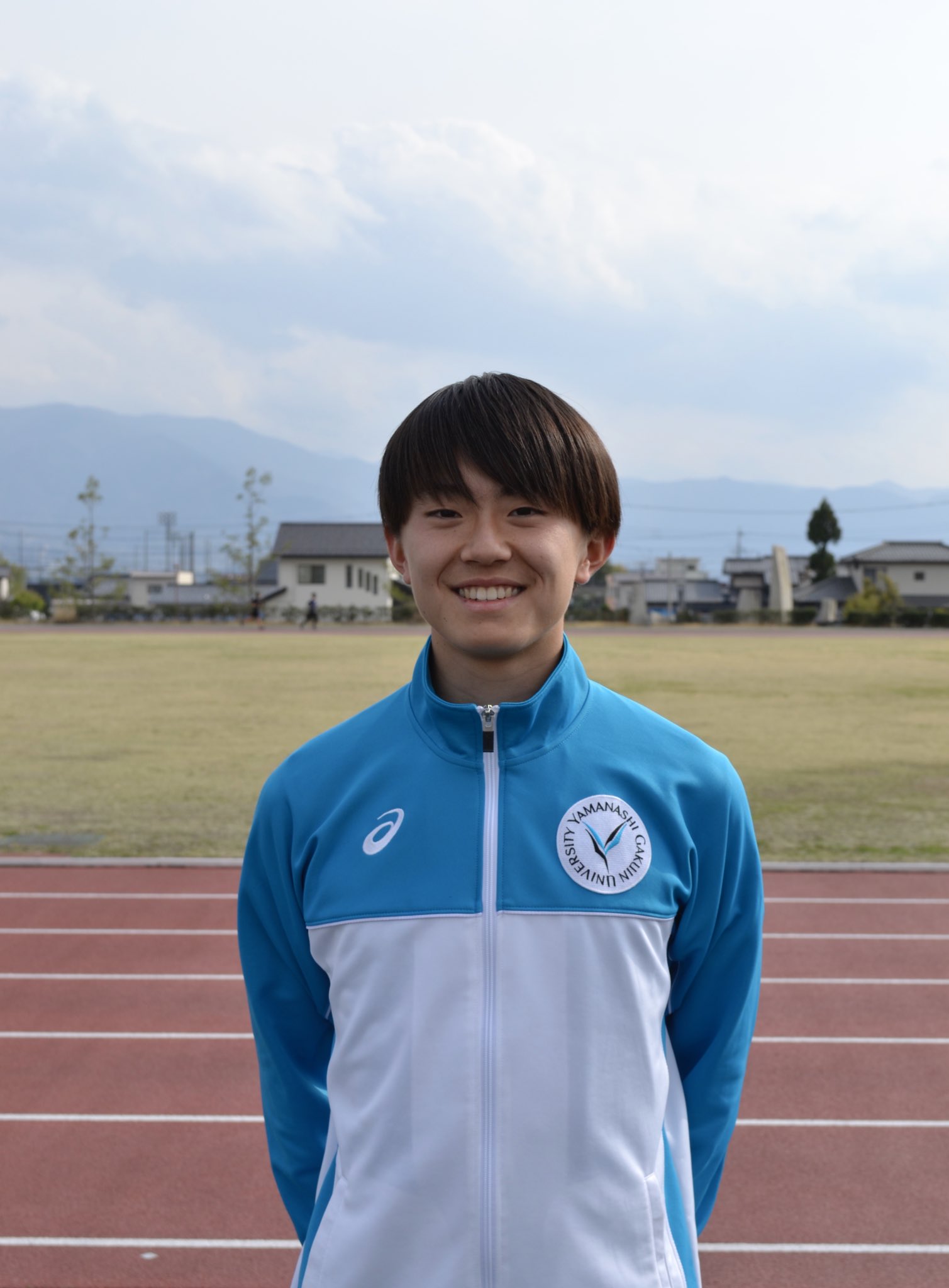 【12】山梨学院大学陸上競技部ウォーマー上下 山梨学院大学陸上部 ウォーマー