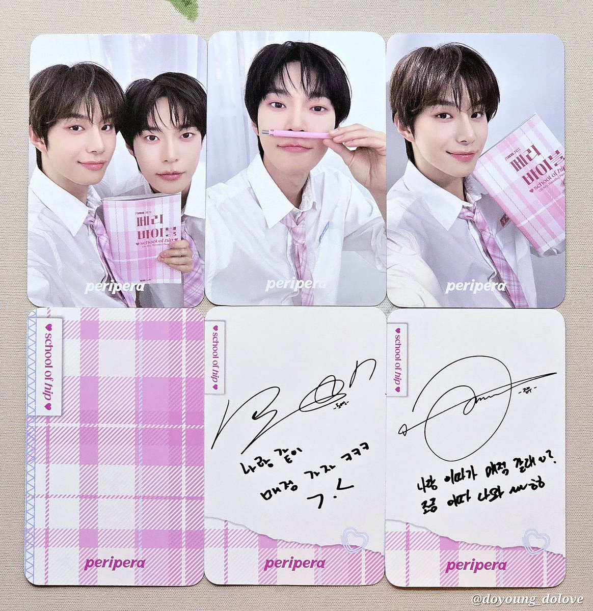 ﾟ｡🌷OPEN SHARING Peripera x Sabujakz Doyoung Jungwoo🌷｡ﾟ

Ink Mood Glowy Tint (dapat keyring)
––– 95k dp 60k

⊹ pc doyoung –– 50k dp 30k
⊹ pc jungwoo –– 50k dp 30k
⊹ pc unit –– 45k dp 30k

📍 Semarang, INA
✅ est bersih ina
✅️ GO sharing
✅️ handcarry 
❌ adm+pack (5k)