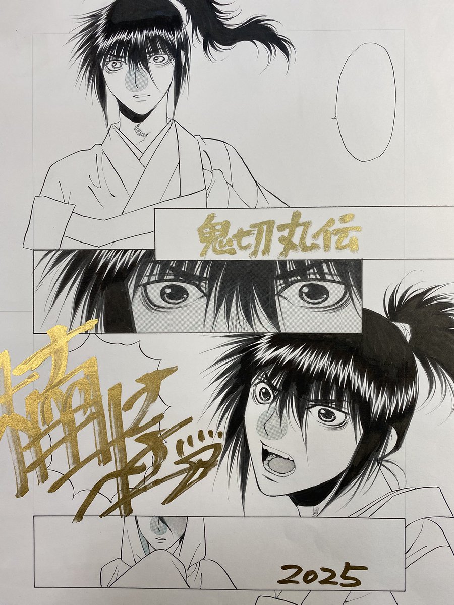 本日からお台場ギャラリー開催中です!生原稿どうぞご覧になってみてください 