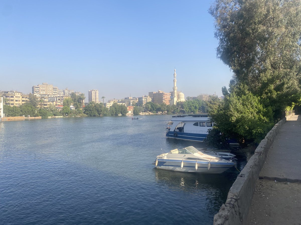 mrleetw's tweet photo. Have to say, there’s something nice about having your morning coffee while walking down the bank of the River Nile ☕️🇪🇬 https://t.co/C61Wt1zvc8