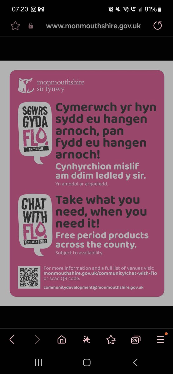 Stacey Ace (@just_staceypics) on Twitter photo Schools are closed, but you can still get access to FREE period products across Monmouthshire
See below for a list <a href="/KingHenrySchool/">King Henry VIII 3-19 School</a> <a href="/Caldicot_Sch/">Caldicot School</a> <a href="/chephumanities/">Chepstow School Humanities</a> <a href="/LearnWithMCS/">Monmouth Comprehensive School</a>
Free to anyone, take what you need, when you need #PeriodDignity
monmouthshire.gov.uk/community/chatโฆ Schools are closed, but you can still get access to FREE period products across Monmouthshire
See below for a list <a href="/KingHenrySchool/">King Henry VIII 3-19 School</a> <a href="/Caldicot_Sch/">Caldicot School</a> <a href="/chephumanities/">Chepstow School Humanities</a> <a href="/LearnWithMCS/">Monmouth Comprehensive School</a>
Free to anyone, take what you need, when you need #PeriodDignity
monmouthshire.gov.uk/community/chatโฆ