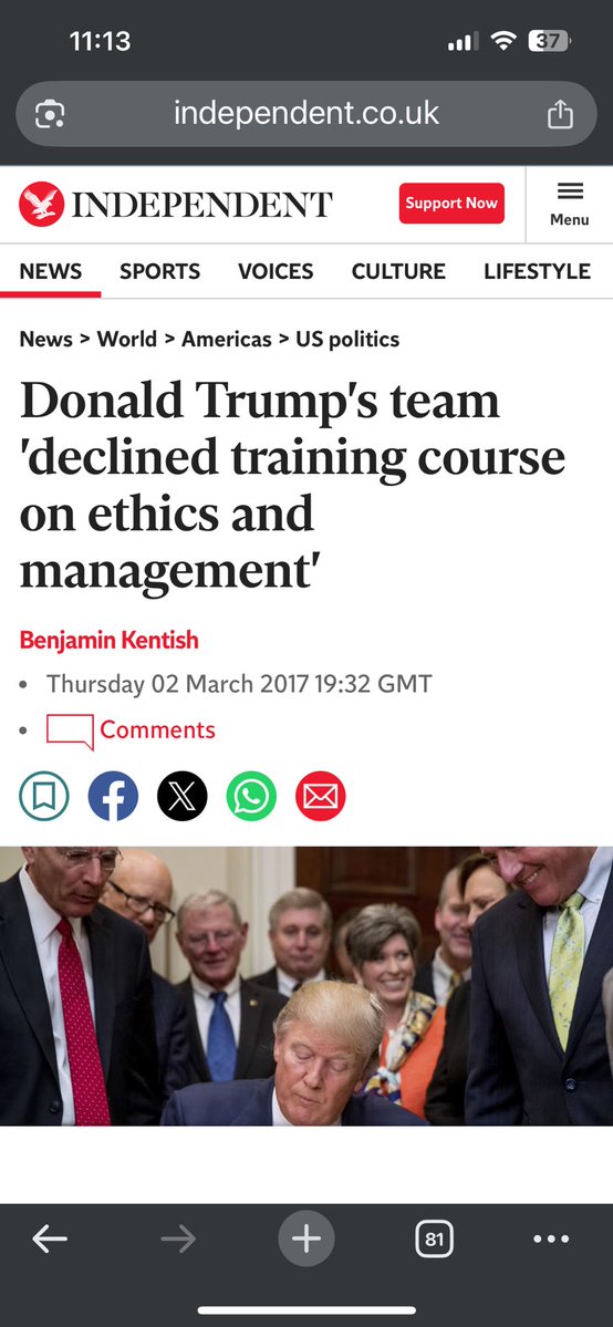 US_Latino's tweet image. .@POTUS @realDonaldTrump
• In your first term, your team nixed the Ethics training.
• You and your team, including @IvankaTrump, violated ethics rules multiple times. #HatchAct
• You stopped making the @WhiteHouse visitors log public. #Opacity
…
3/n
