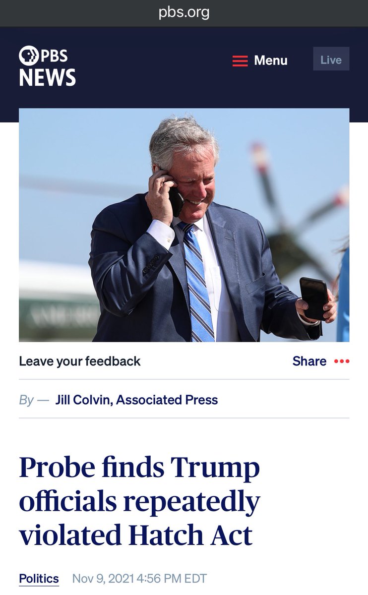 US_Latino's tweet image. .@POTUS @realDonaldTrump
• In your first term, your team nixed the Ethics training.
• You and your team, including @IvankaTrump, violated ethics rules multiple times. #HatchAct
• You stopped making the @WhiteHouse visitors log public. #Opacity
…
3/n
