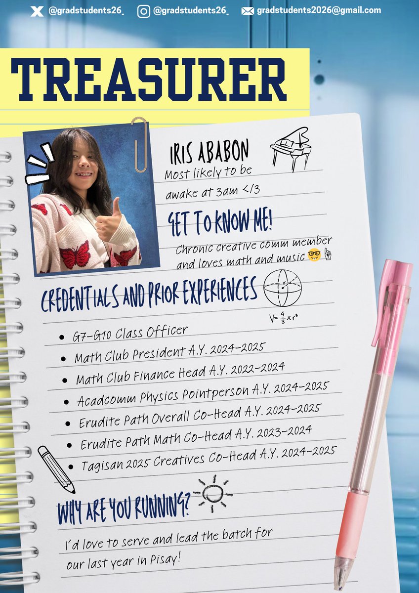 gradstudents26_'s tweet photo. To learn more about our plans for next year, you can access our GPOA at https://t.co/vst9zNyUfz

Meet Iris, our aspiring Treasurer 🥀 https://t.co/dC6J3gIOc5