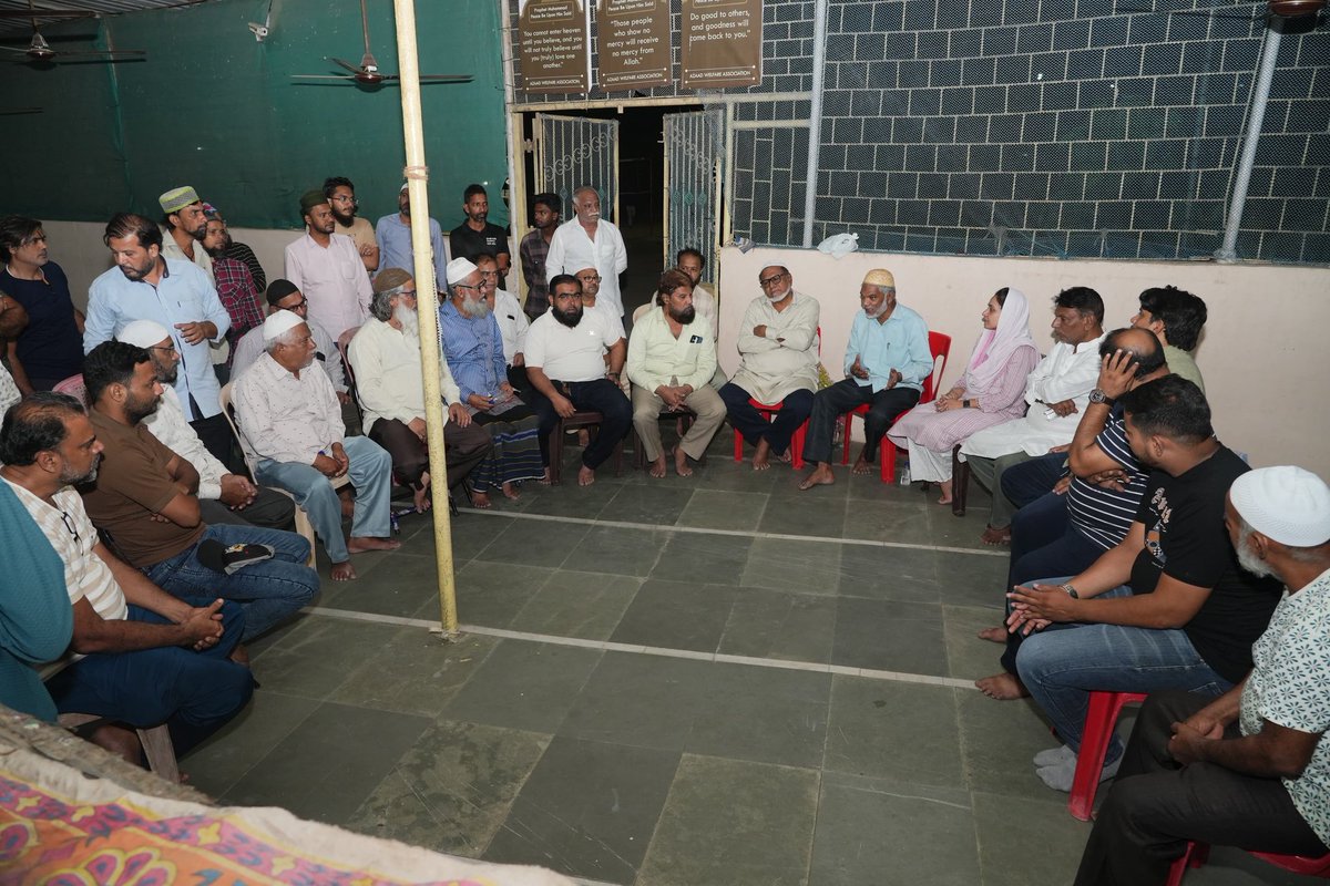 sanamalikshaikh's tweet image. वॉर्ड क्र. १४१, देवनार कॉलनी येथील नूर–ए–मोहम्मदी मस्जिद येथे स्थानिक रहिवाश्यांन कडून माझा सत्कार करण्यात आला.

#SanaMalikShaikh #Ward141 #AnushaktiNagar #PublicService #Chembur #Mumbai