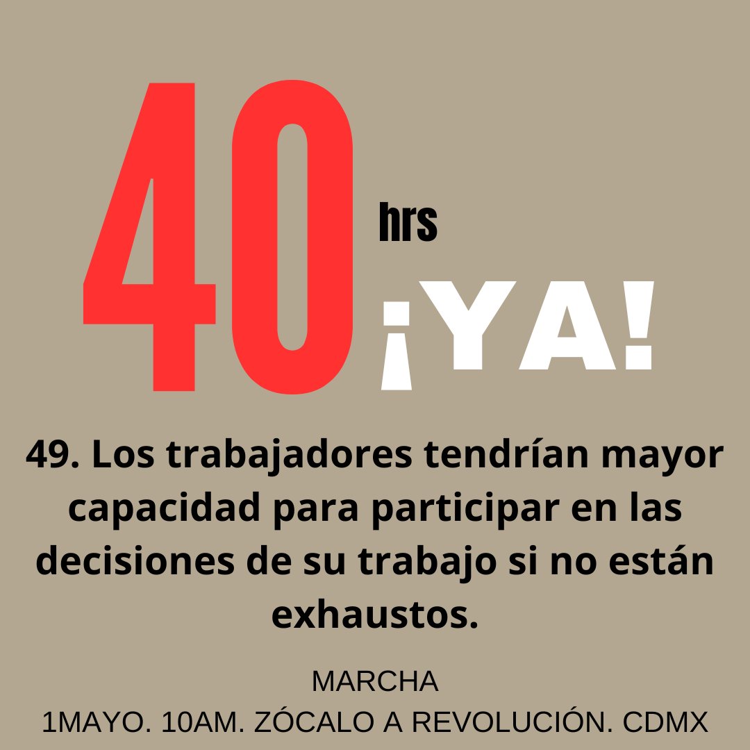 ¿Cuál es la tuya?
#yoxlas40horas #40horasya