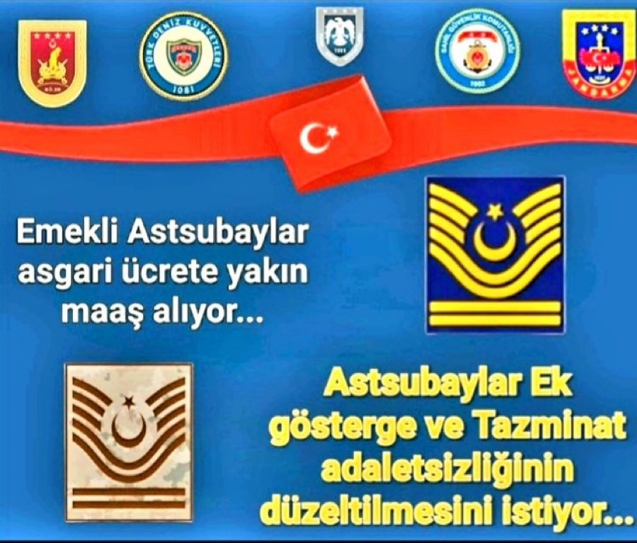 SelukMutlu26224's tweet photo. #UnutulanAstsubay 

ASTSUBAYLAR ADALET İSTİYOR

@RTErdogan 
@tcsavunma 
@YasarGulermsb 
@TBMMresmi 
@Akparti 
@MHP_Bilgi 
@herkesicinCHP 
@iyiparti
@MemleketimParti 
@zaferpartisi 
@dbdevletbahceli https://t.co/8iFZoUfLEv