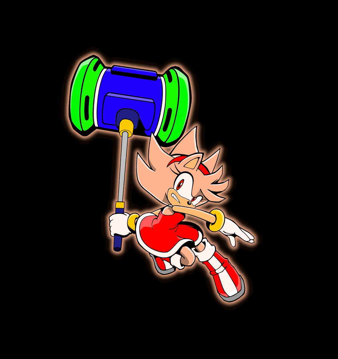 _SilverGuy_'s tweet photo. Y'all know I had to #SonictheHedgehog #SonicTheHedeghog #AmyRose #SuperAmy #SonicMovie3 #sonicfanart https://t.co/eTBClbzIlF