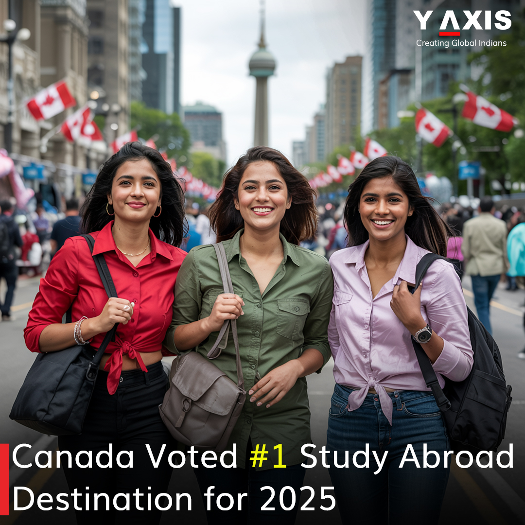 yaxis's tweet photo. Canada Voted #1 Study Abroad Destination for 2025

🔗 Read more : https://t.co/c2QA2NGisw

Are you interested? Comment below or DM us now!

#StudyInCanada #Canada2025 #YAxistoCanada #TopStudyDestinations #StudentDreams #CanadaCalling #MastersAbroad #StudyOverseas #YAxis https://t.co/zSKb5vsGCD